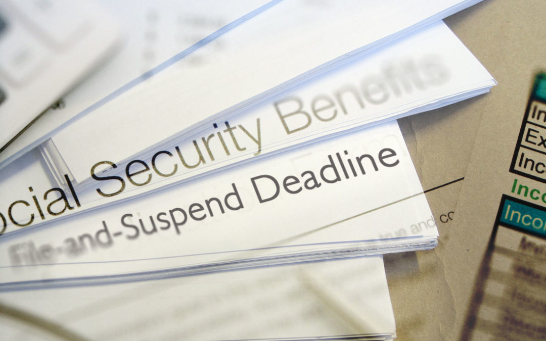 Social Security File-and-Suspend Deadline Approaches